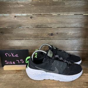 Womens Nike Crater Impact Black Athletic Running Shoes Sneakers‎ Size 7.5 M GUC